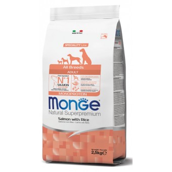 Monge Adult All Breeds Salmone con Riso 12Kg
