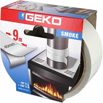 Nastro Adesivo in Alluminio per Alte Temperature Geko Smoke